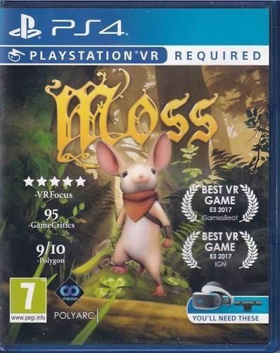 Moss - PS4 PS-VR (A Grade) (Genbrug)